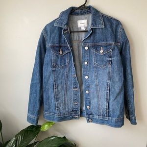 Old navy darker denim jean jacket